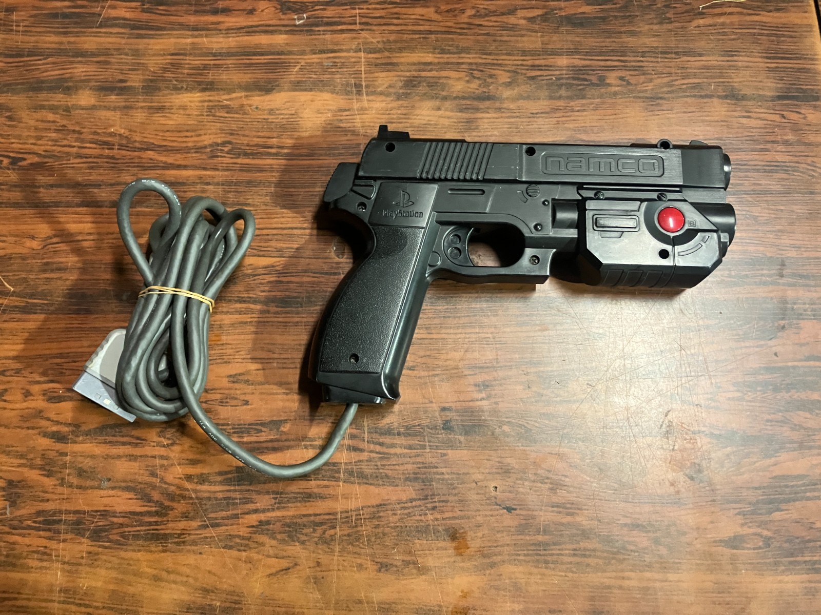 Guncon Light Gun Controller Playstation PS1 Namco Black G-Con NPC-103 Tested B96