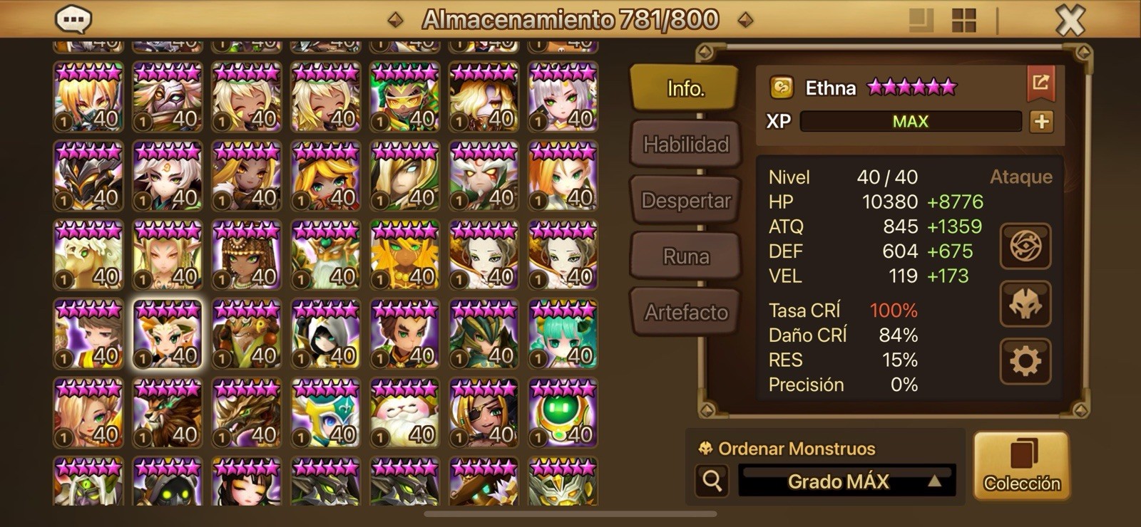 Summoners War ▪️5LD VIP SUPER SPEED ASIA SERVER ▪️Ongyouki Celia Zenisek Thebae