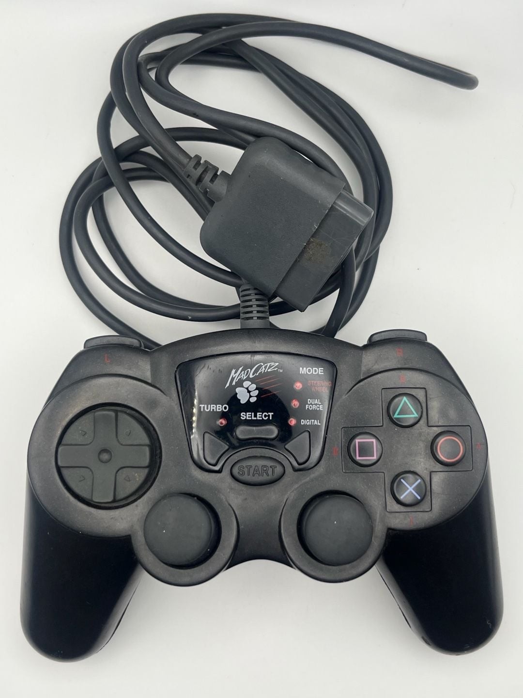 Mad Catz Dual Force Wired Game Controller for PlayStation 2 (B)