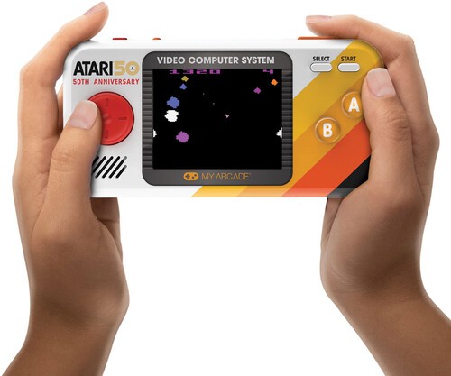 My Arcade DGUNL-7015 Atari Pocket Player Pro Handheld Portable Gaming System 100