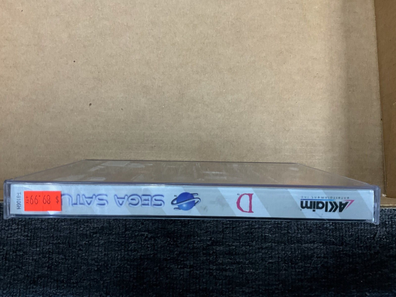 D For Sega Saturn Complete In Box CIB Great Shape