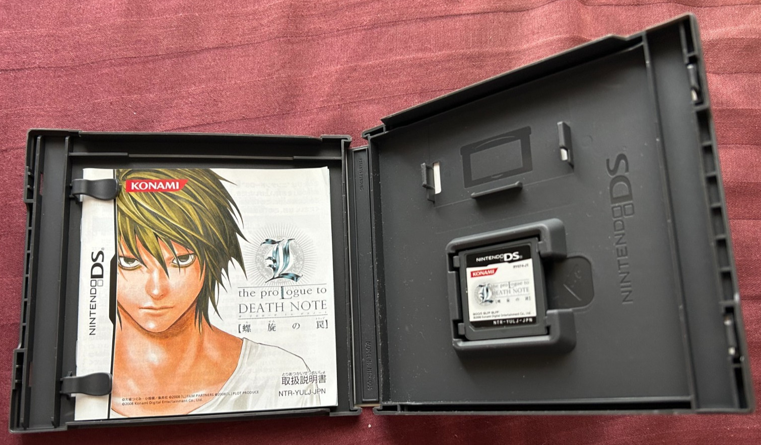 Death Note Kira Game & L wo Tsugumono & Rasen no Wana set Nintendo DS JAPAN