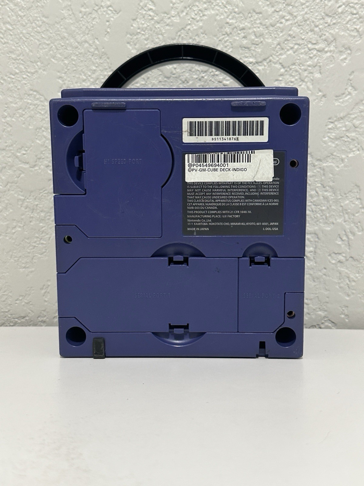Nintendo GameCube Console DOL-001 Indigo Purple NTSC-U/C Doesn’t Read Discs