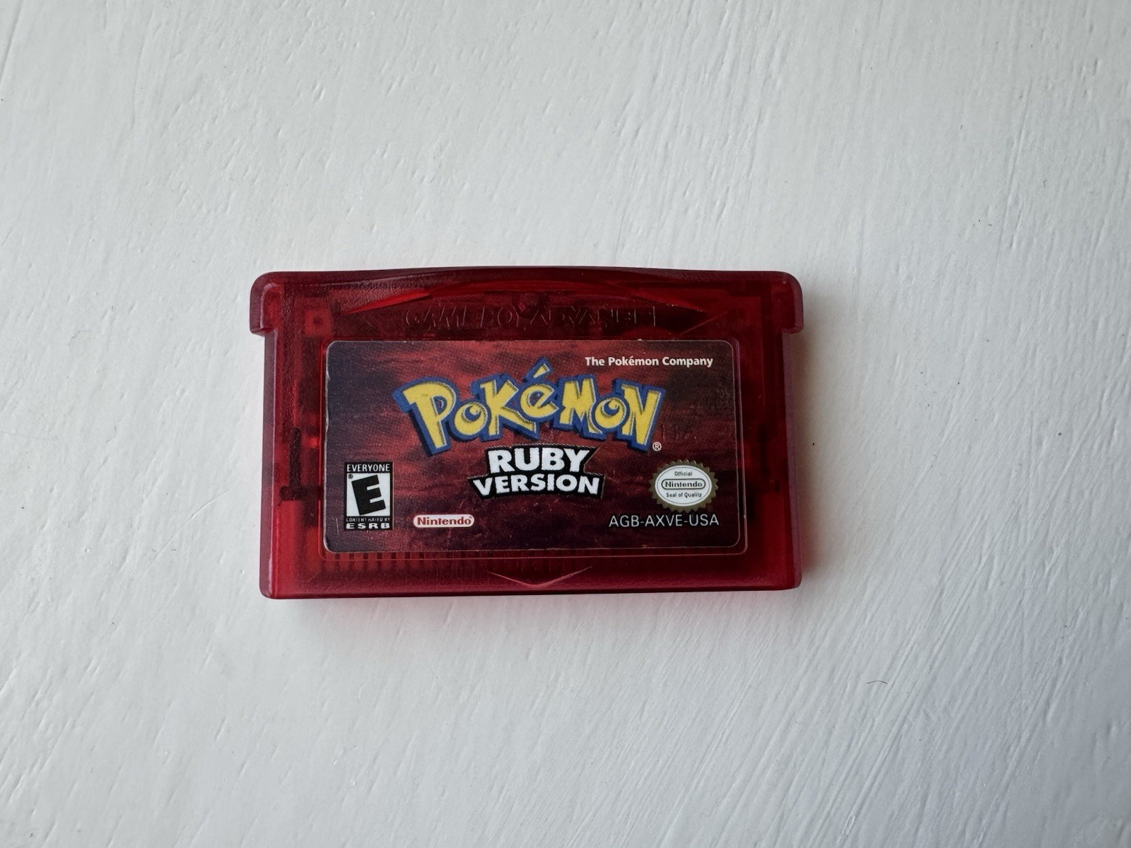 Pokémon Ruby Version GBA Cart Only, Dry Internal Battery, TESTED, Authentic