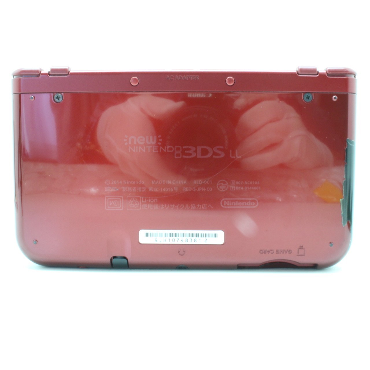 [ NEAR MINT ] NINTENDO NEW 3DS XL Metallic RED Game Console From Japan 4183