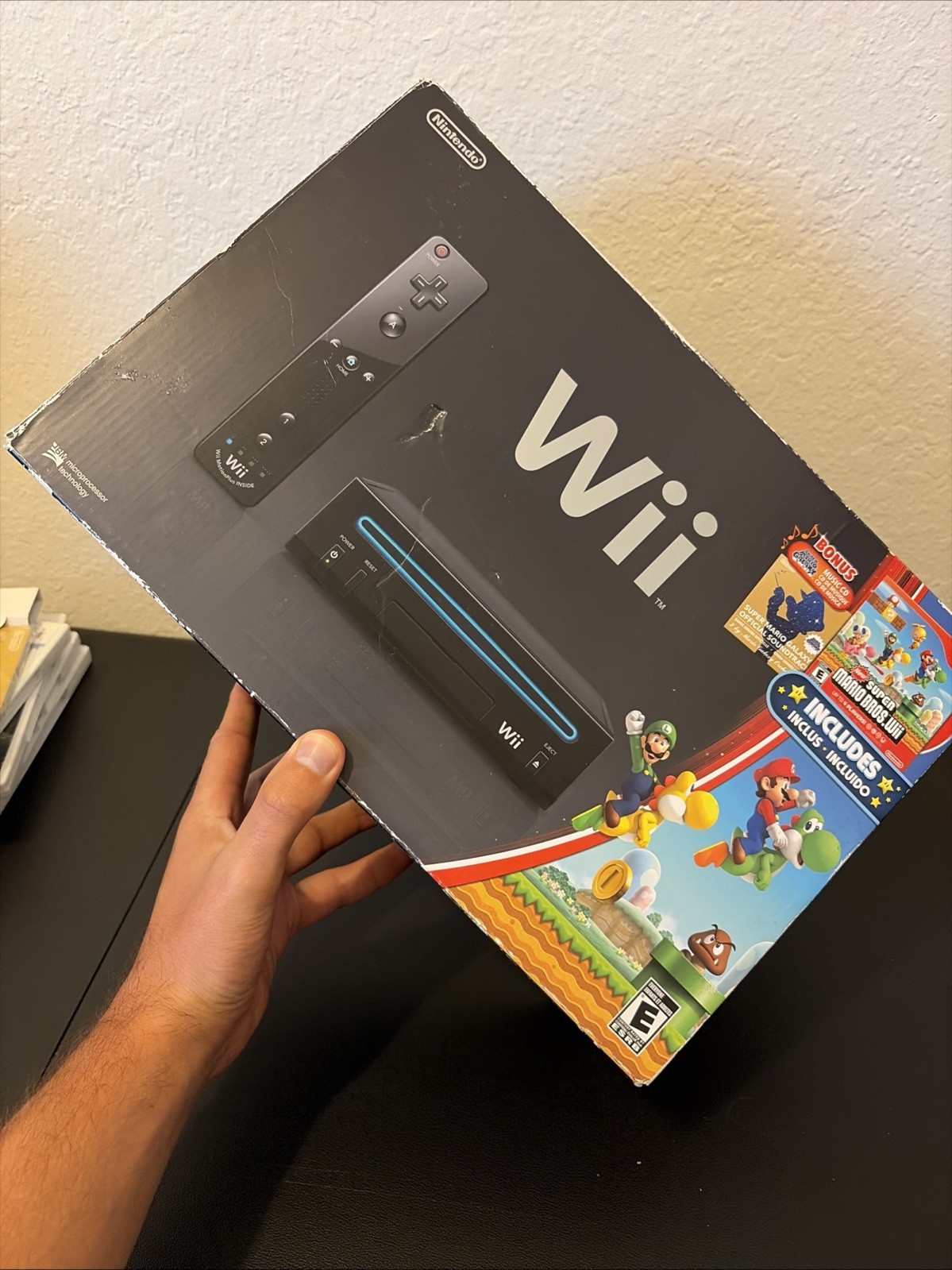 Nintendo Wii RVL-101 Console Bundle W/ 4 Games Soundtrack Remote Cables TESTED