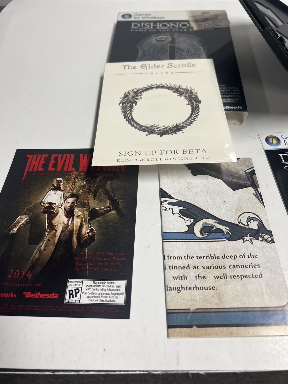 Dishonored Game of the Year Edition PC Windows CIB w/POSTER + Inserts
