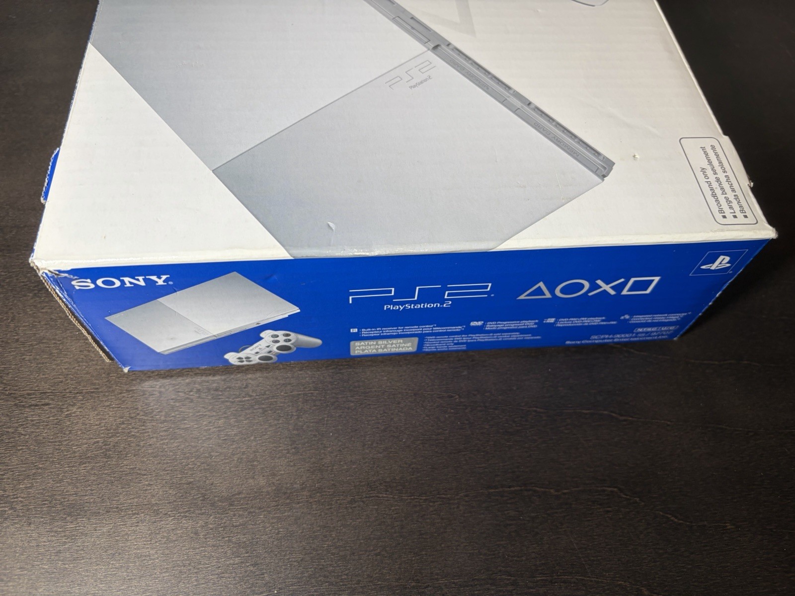New In Box Sony Playstation 2 PS2 Slim Silver Game Console SCPH-90001