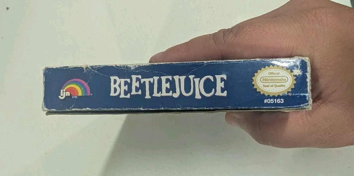 Beetlejuice (Nintendo Entertainment System, 1991) NES COMPLETE with Box & Manual