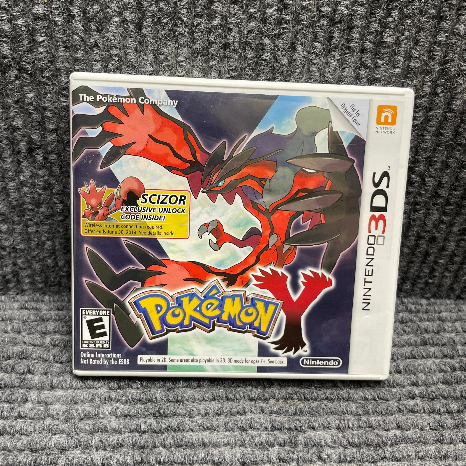 Pokemon Y (Nintendo 3DS, 2013) Used – Good – CIB w/ Manual Inserts