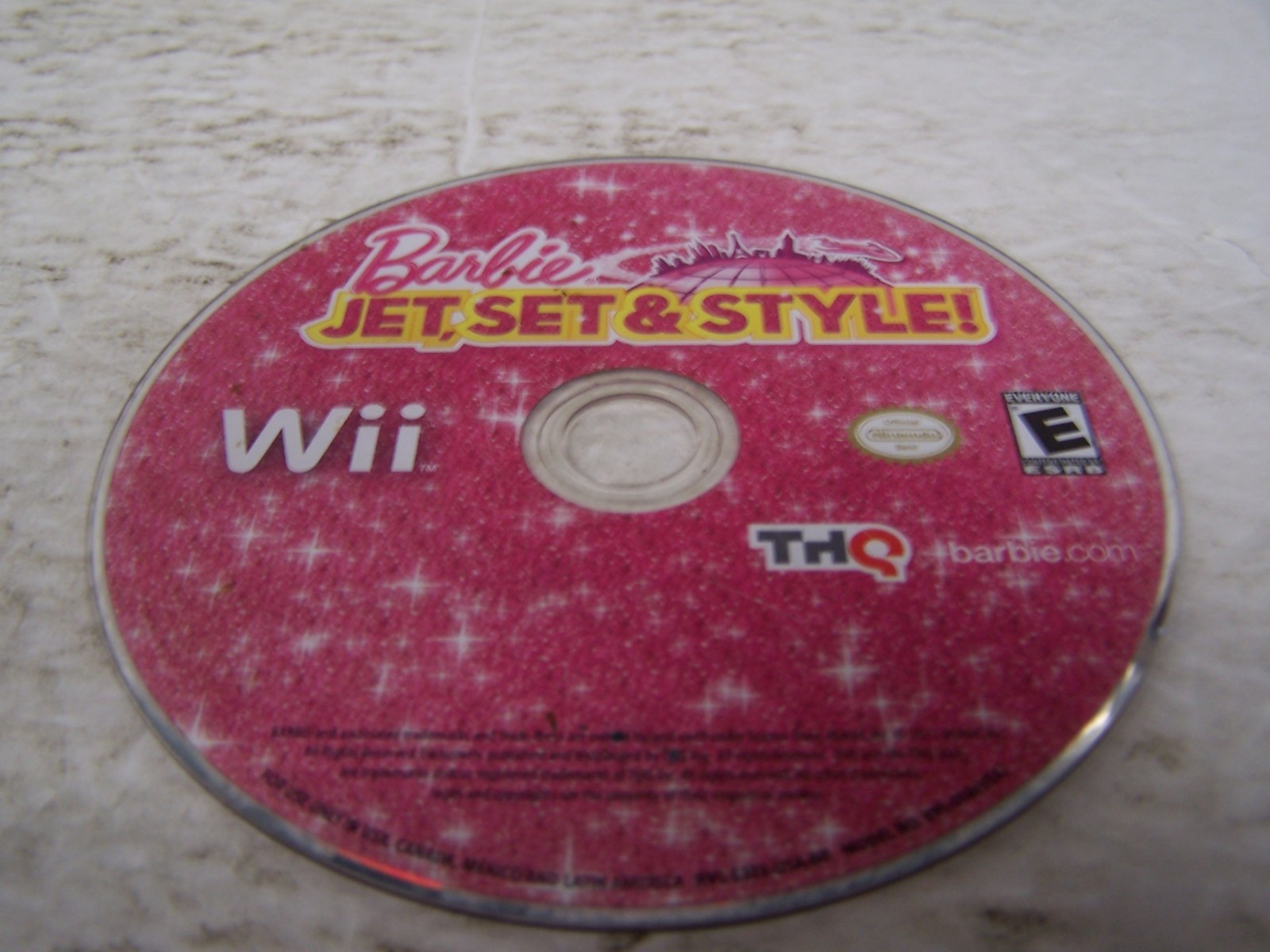 Barbie: Jet, Set & Style (Nintendo Wii, 2011) Disc Only