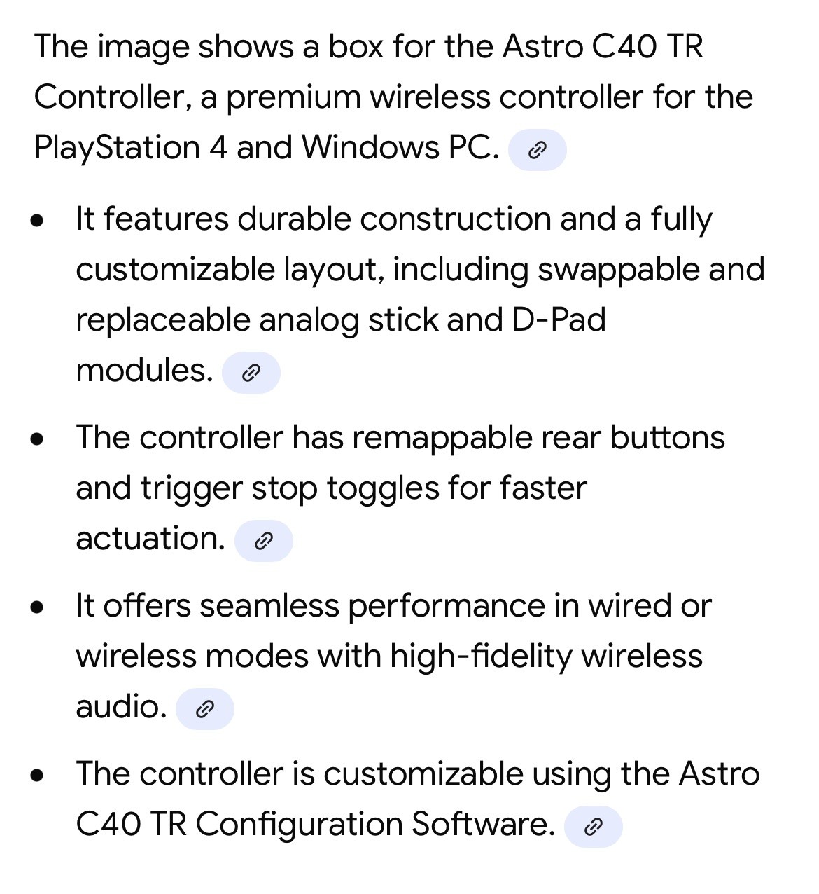 ASTRO C40 TR Gaming controller Playstation 4 and PC 8/10 -CERTIFIED SEALED REFRB