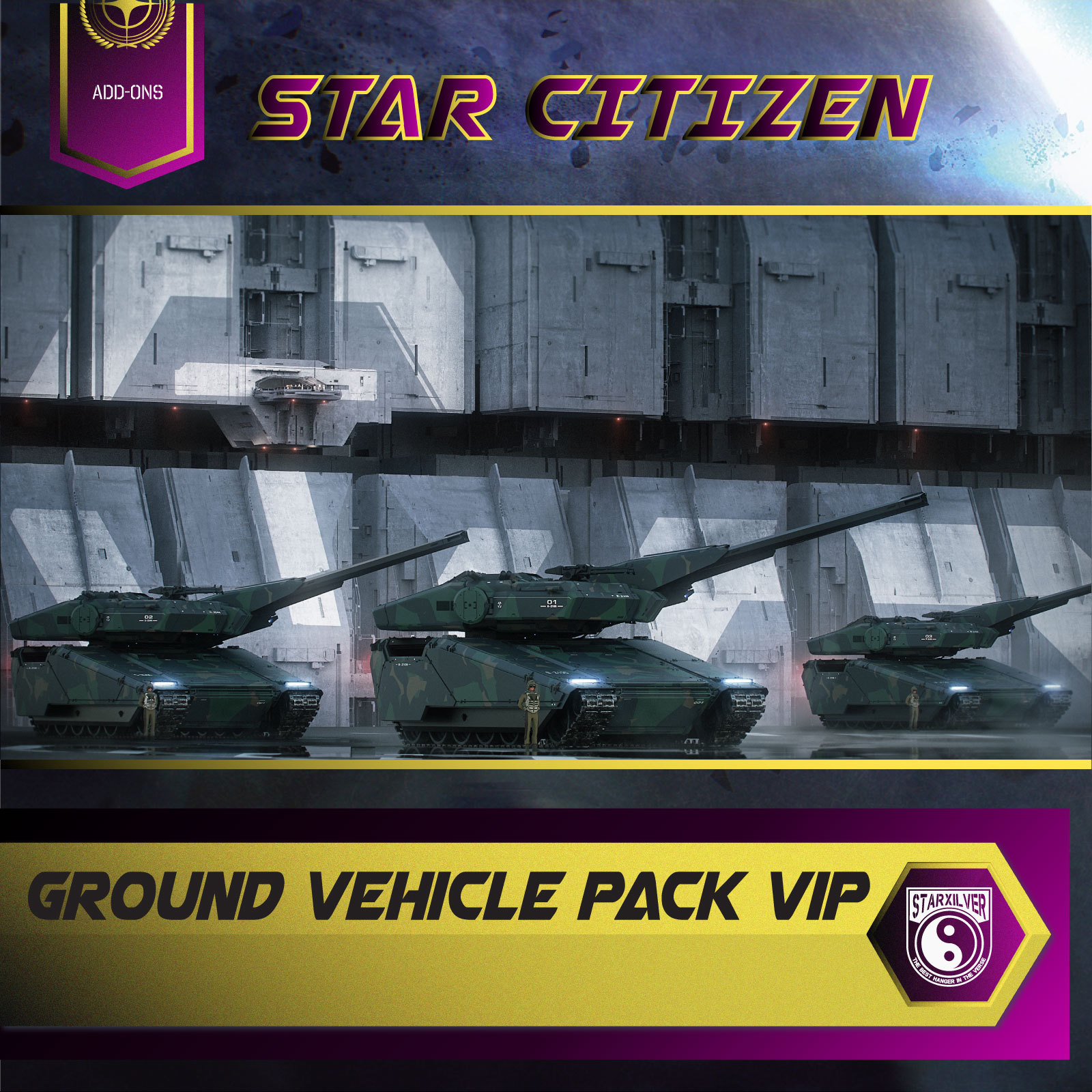 Star Citizen – Ground Vehicle Pack LTI VIP (Nova, DF, Nox, X1, Cyclone, Rover)