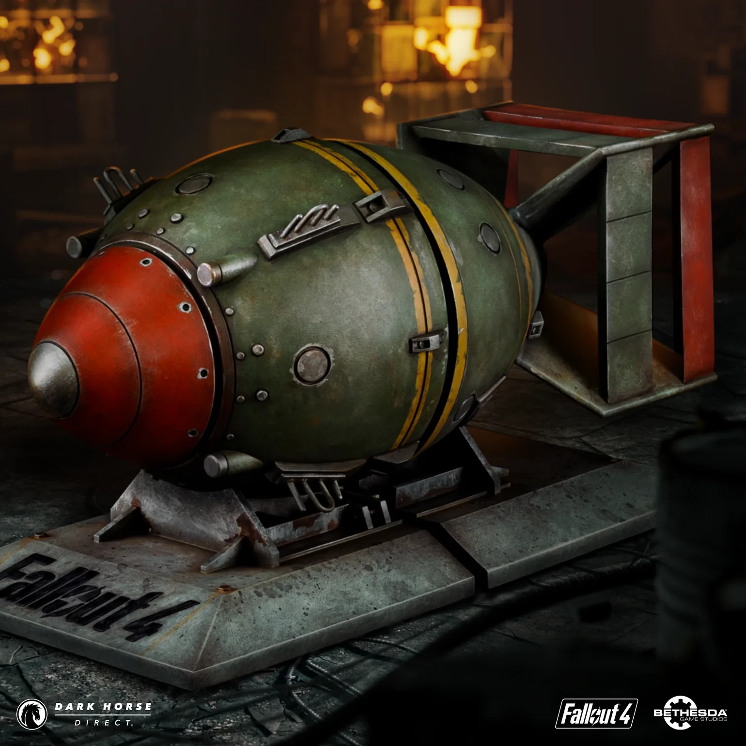 Fallout 4 Liberty Prime Nuke Bomb Bookends Limited Edition X/1000