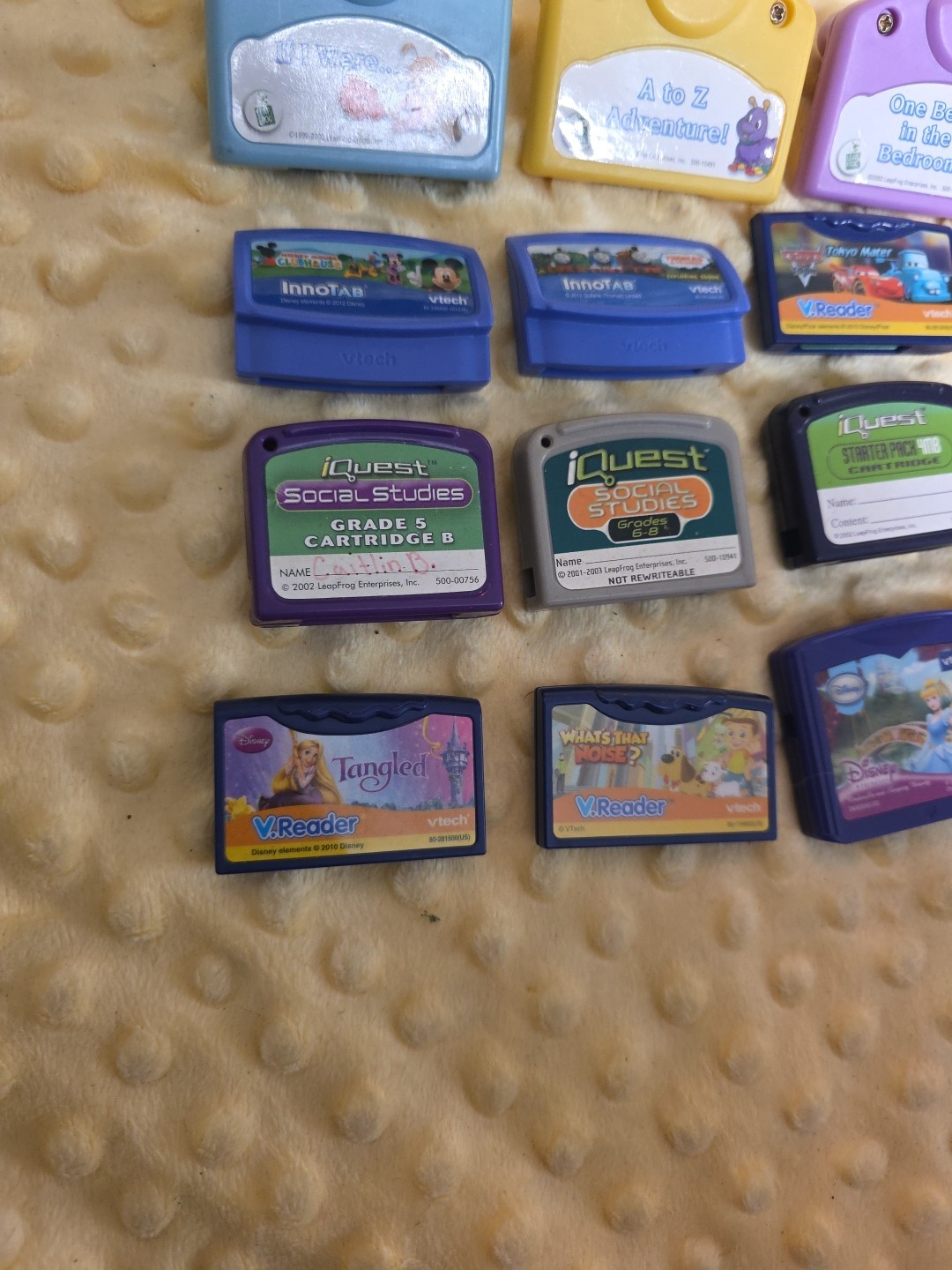 Wholesale Kids Learning Video Games Bulk lot Of 18 ~Leapfrog Vtech