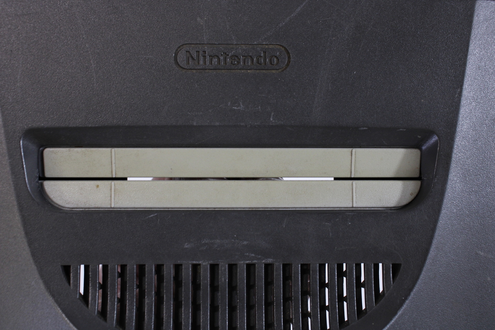 Nintendo 64 N64 Black Charcoal Gray Console Used OEM Replacement Shell Japan #14