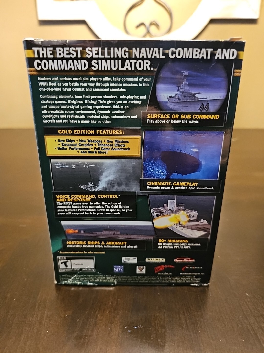 Enigma: Rising Tide GOLD Rare With Box