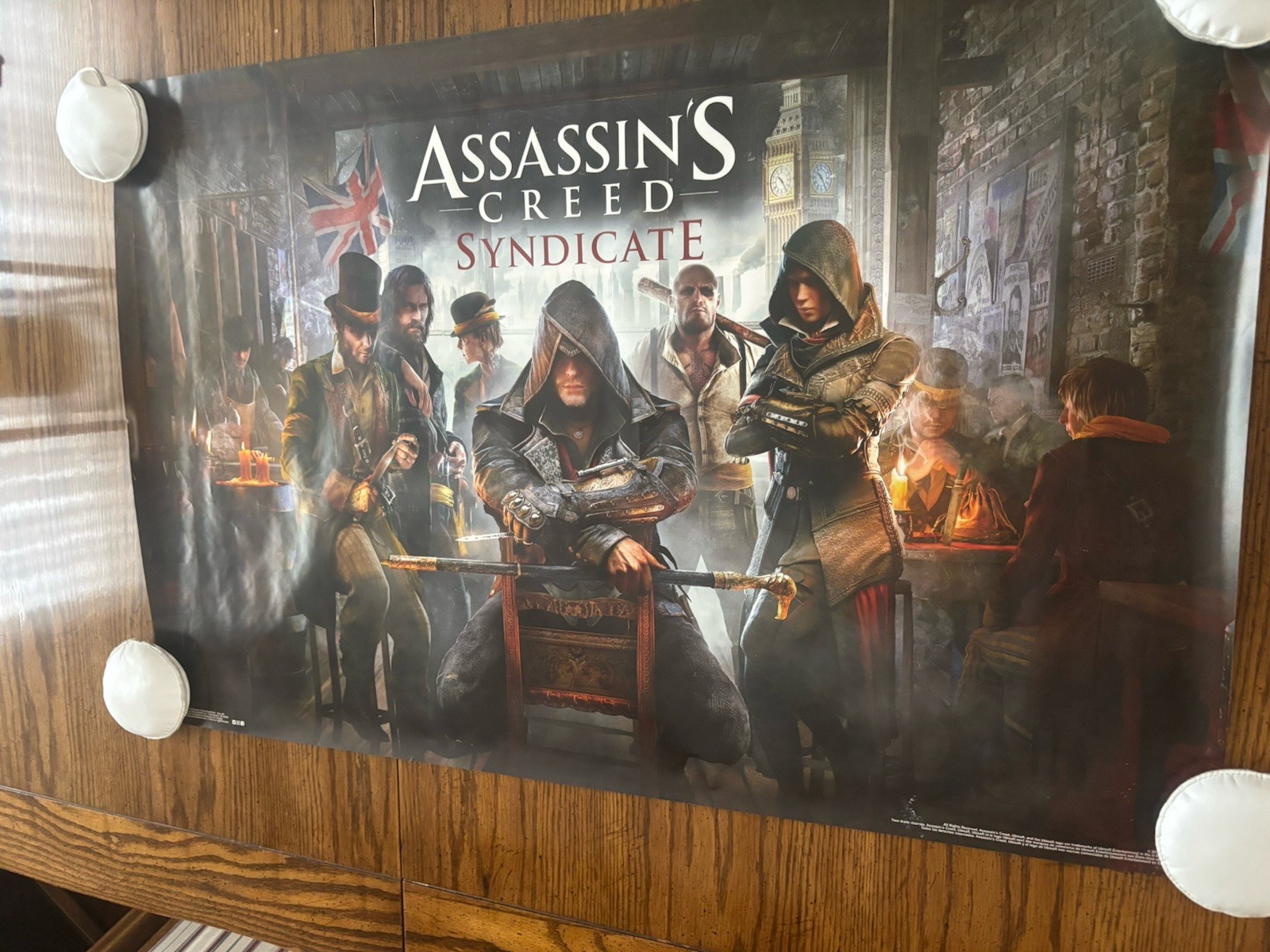 Assassin’s Creed Syndicate GameStop Store Only Poster Rare 2015 Ubisoft