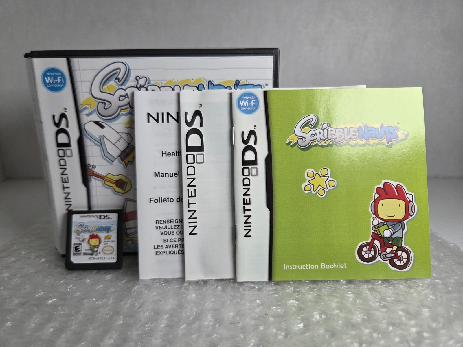 SCRIBBLENAUTS Ds Nintendo 3DS Complete In Box CIB Tested Wb Games 5th Cell Media