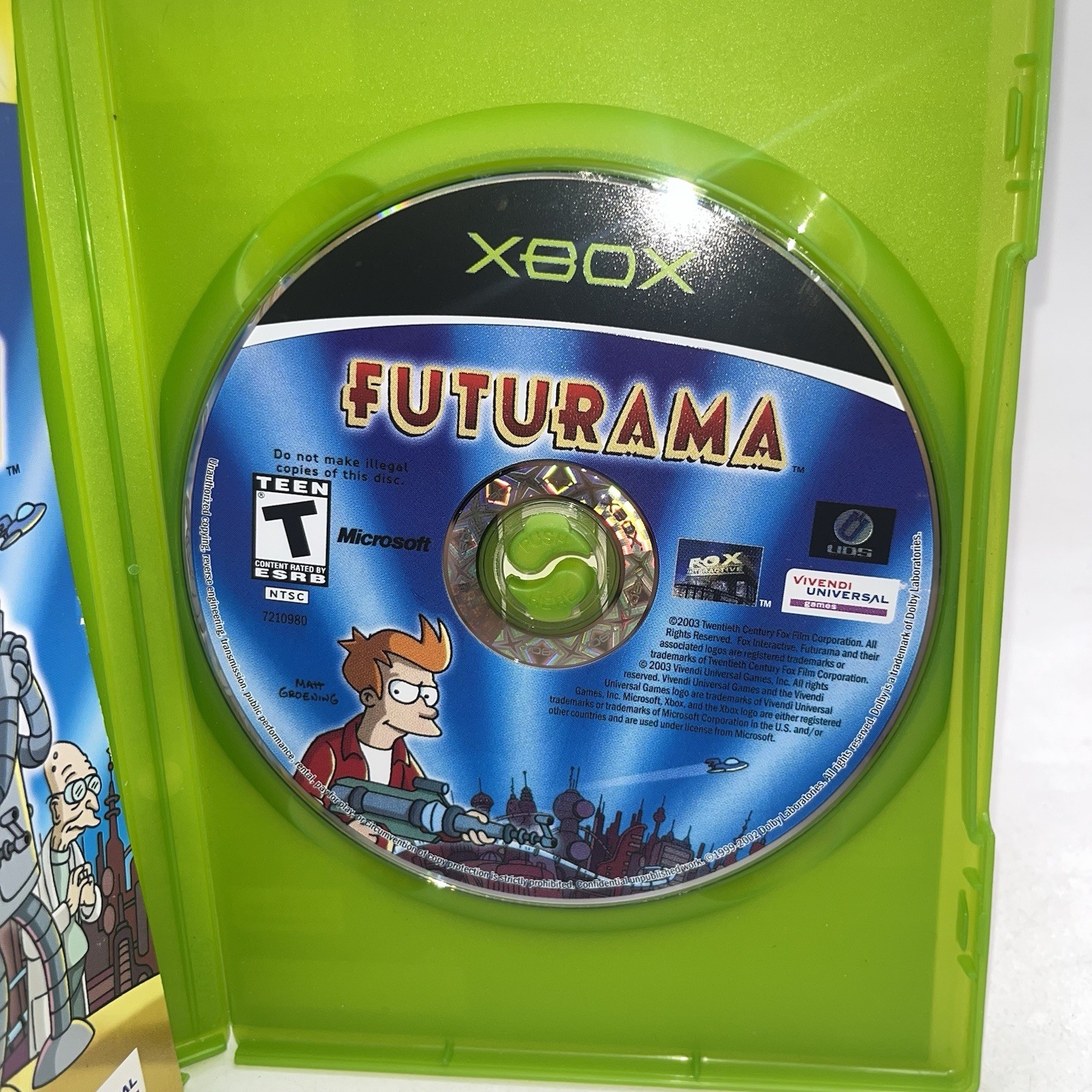 Futurama Complete In Box CIB (Microsoft Xbox, 2003)