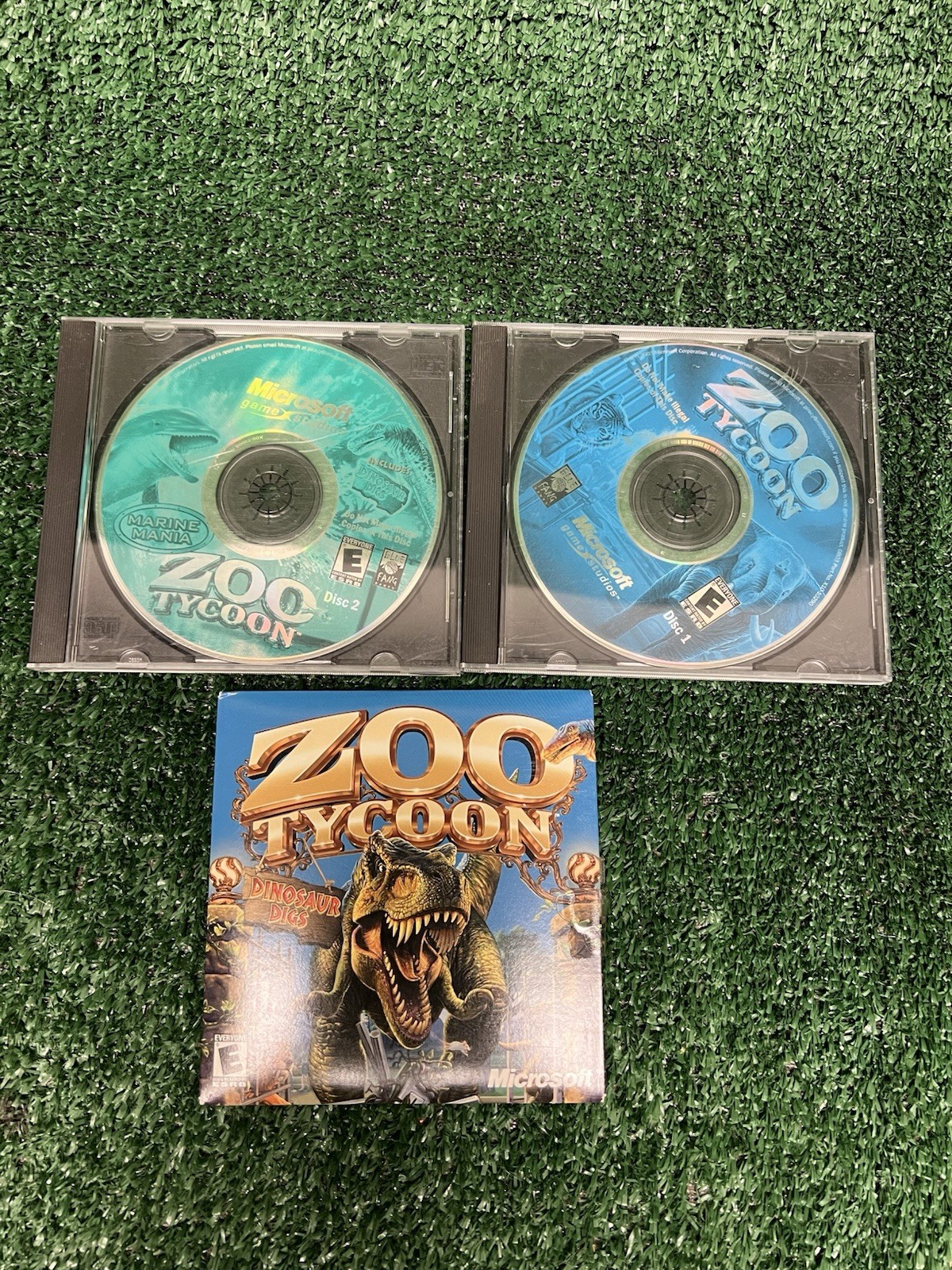Zoo Tycoon: (PC, 2003) 2 Discs + Dino