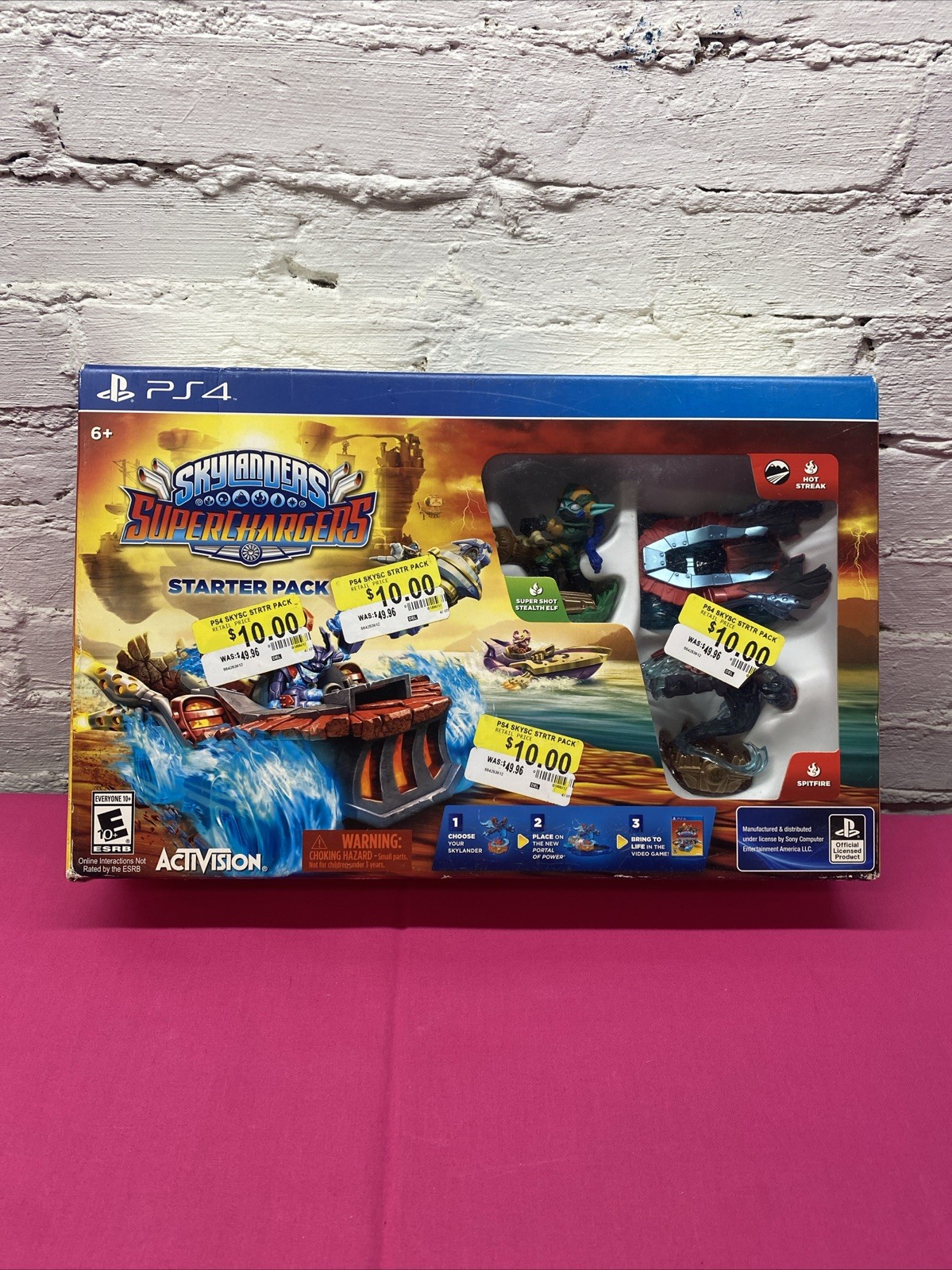 Activision Skylanders Superchargers PS4 Starter Pack Spitfire Stealth Elf