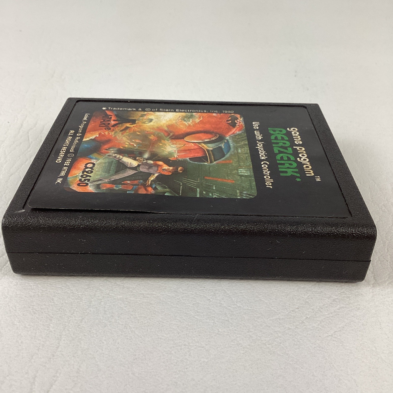 Atari 2600 Berzerk CX2650 Video Game Cartridge 1982 Vintage Retro TESTED
