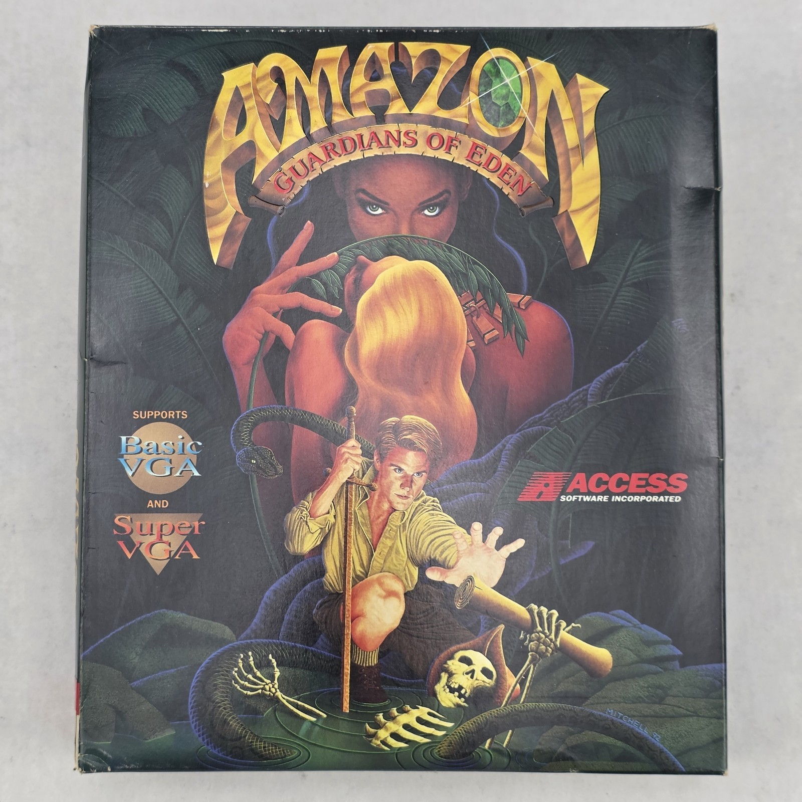 Amazon Guardians of Eden BIG BOX PC 3.5″ Floppy Access Software CIB 1992