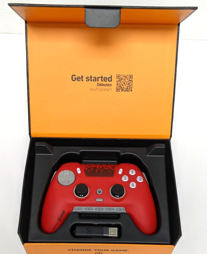 SCUF Envision Pro Wireless Controller for PC Only Gray / Red