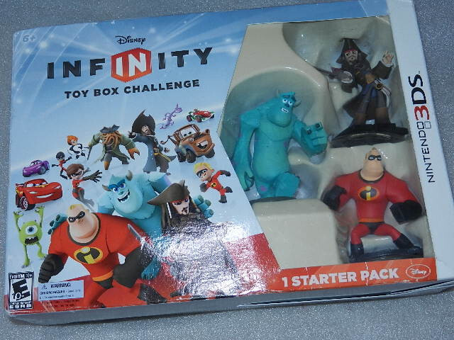new no warranty Disney Infinity Toy Box Challenge Starter Pack nintendo 3DS 3 ds