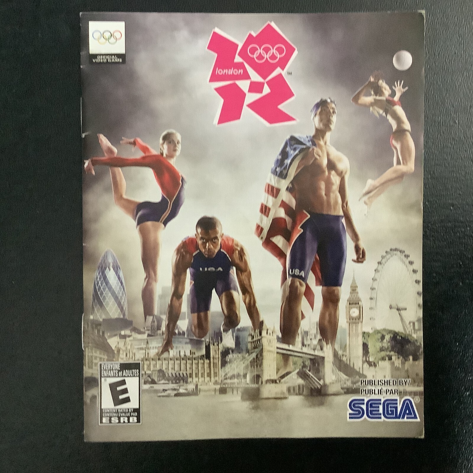 London 2012 Olympics PS3 PlayStation 3 Instruction Manual Only