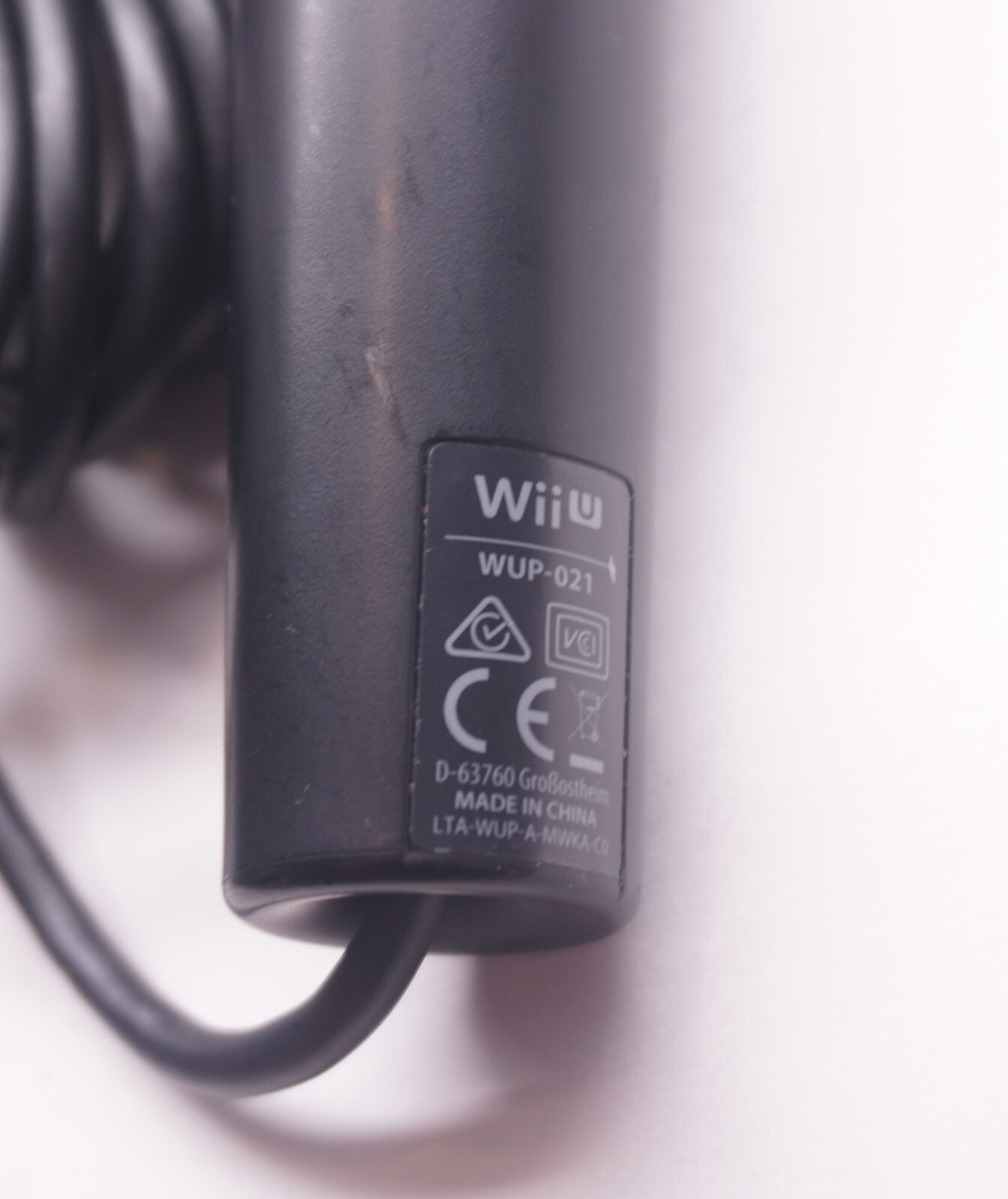 Nintendo Wii U Microphone WUP-021 Wired USB Tested for Karaoke Official OEM Used