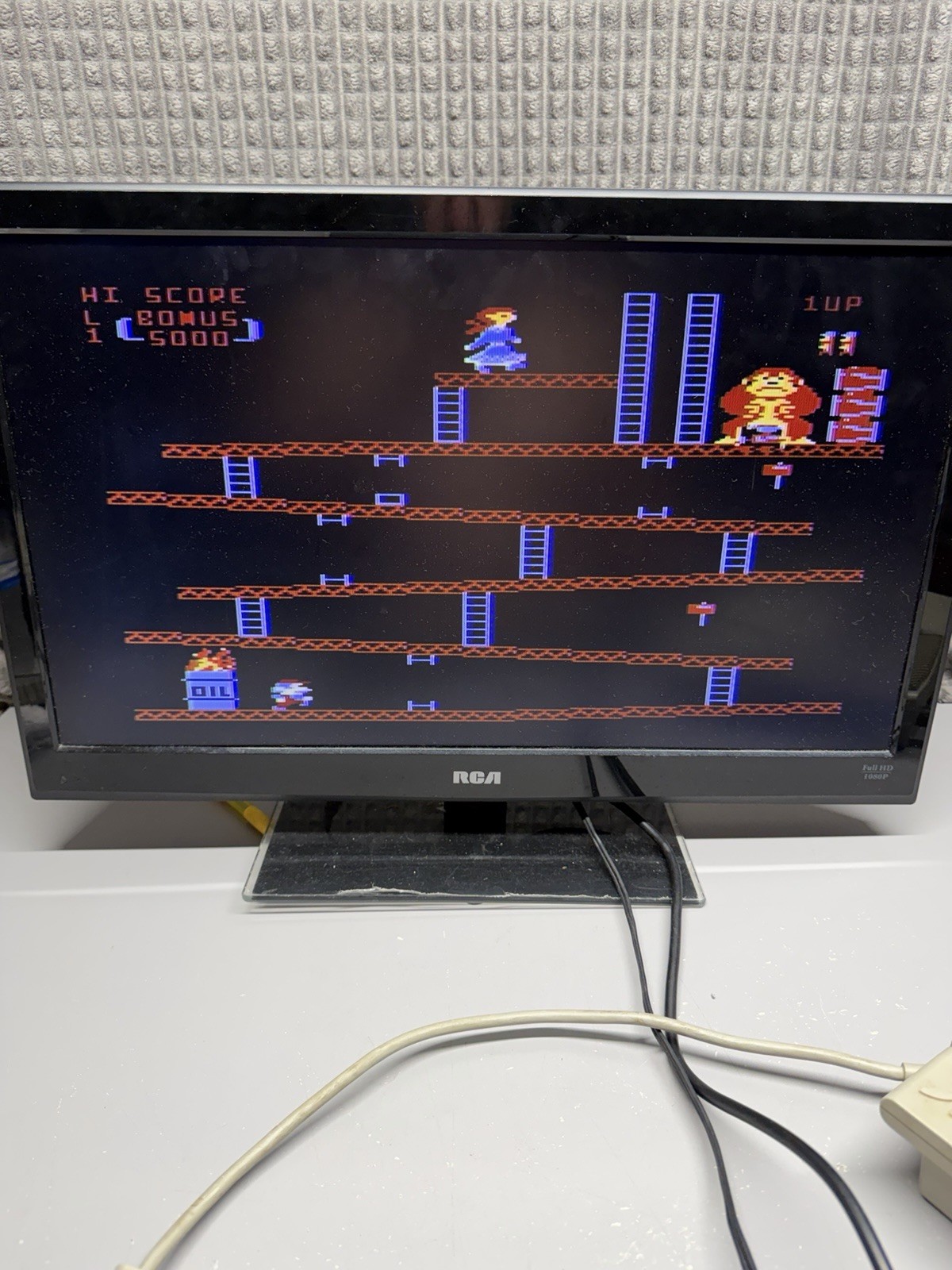 Donkey Kong Atari XE cartridge only Rare XE Version Tested Working Game