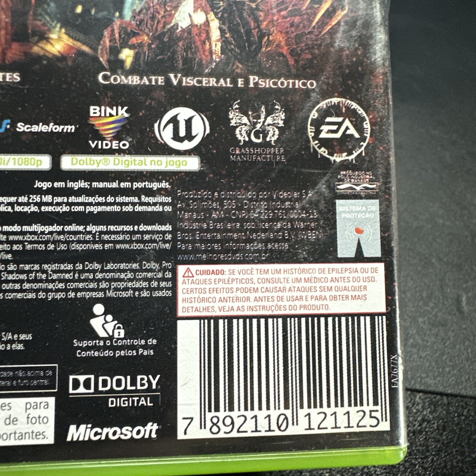 Shadows Of The Damned (Microsoft Xbox 360) Complete CIB Clean NTSC Read Desc