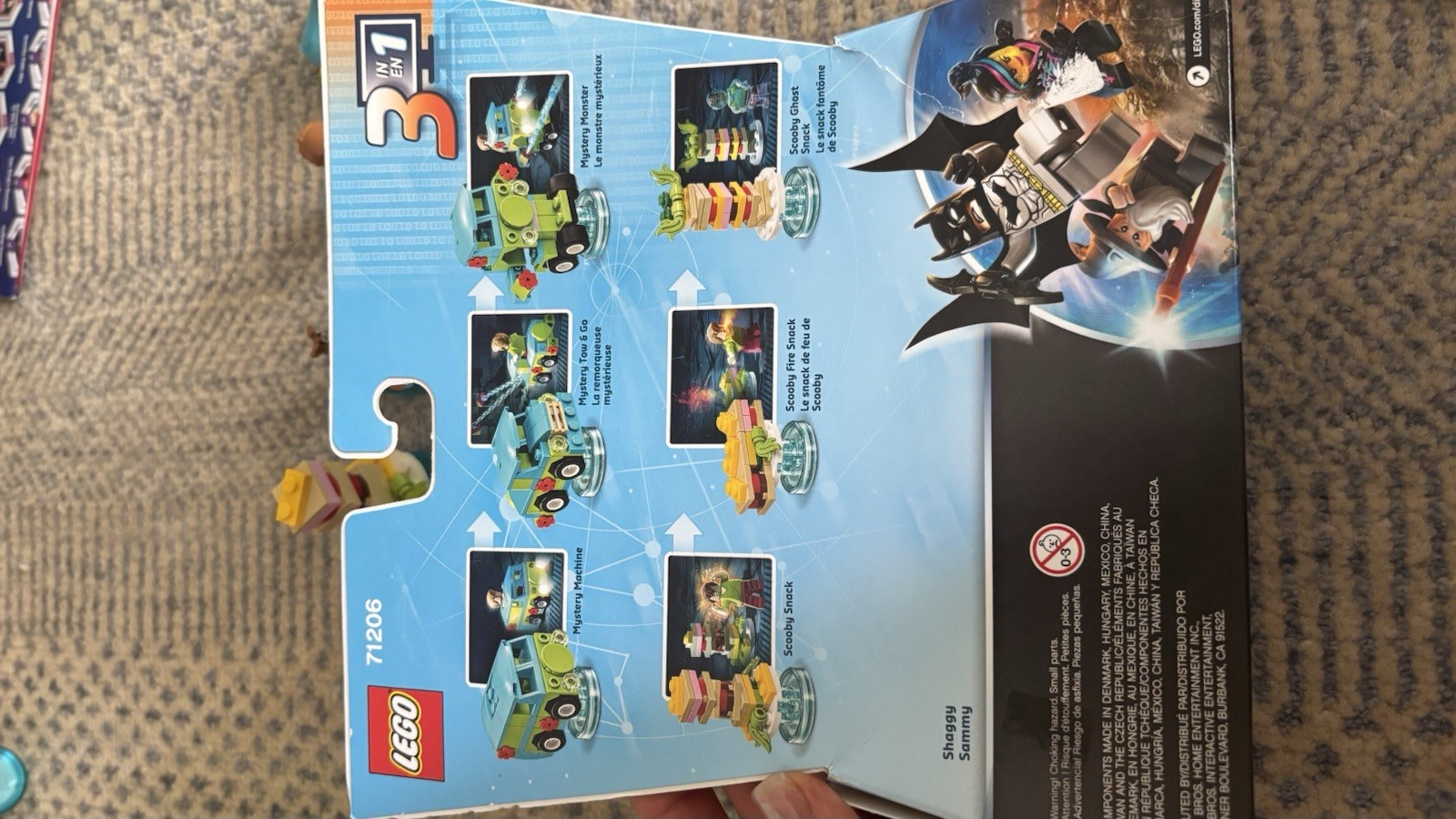 LEGO Dimensions Scooby-Doo Shaggy Character Figure Pack Lot Toys to Life Set