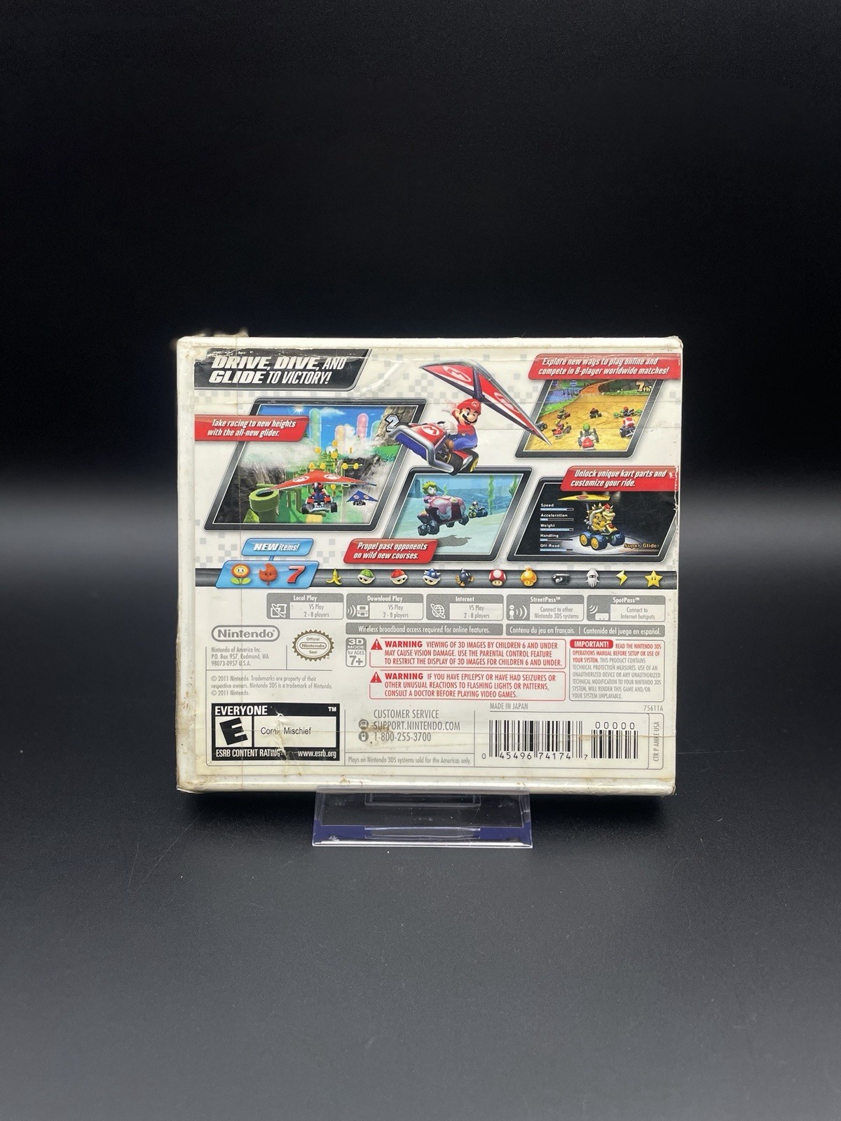 Mario Kart 7 Nintendo 3DS Complete CIB w/ Manual Authentic Tested Working