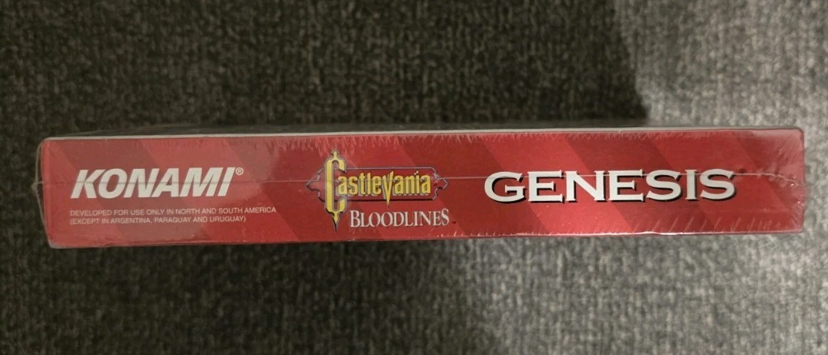 Castlevania: Bloodlines Sega Genesis Brand New Factory Sealed Konami