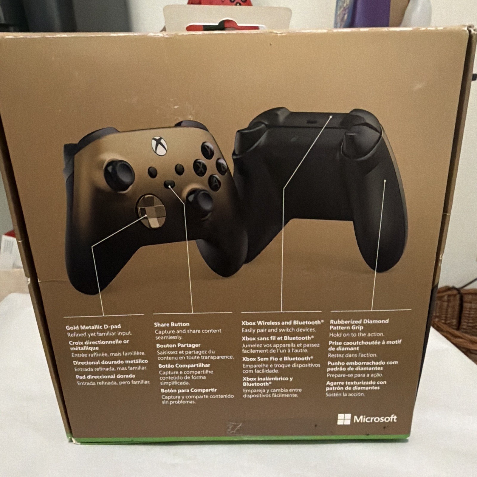 Hall Effect Xbox Gold Shadow Special Edition Wireless Controller