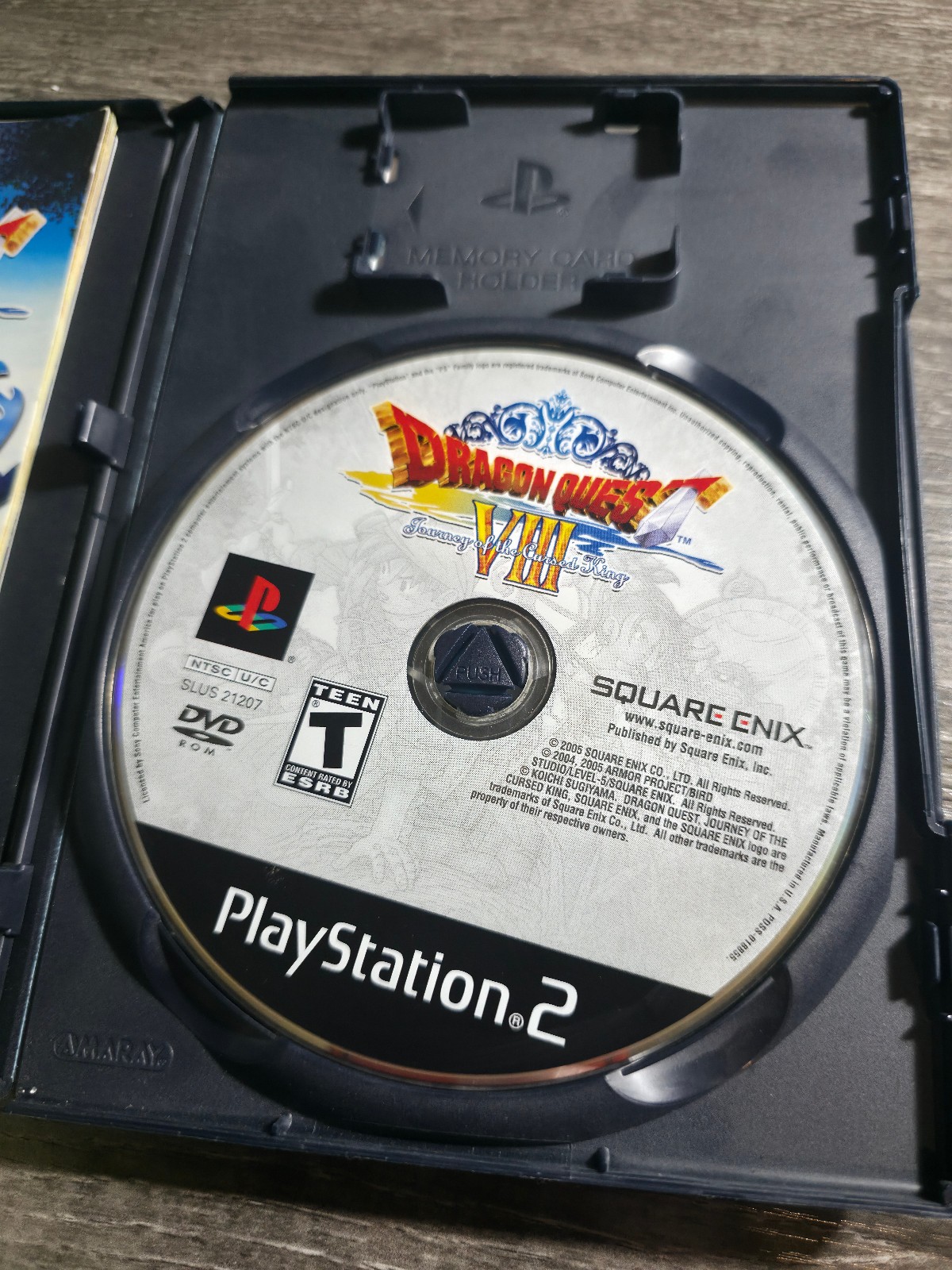 Dragon Quest VIII: Journey of the Cursed King (PlayStation 2) PS2 (Ring Crack)