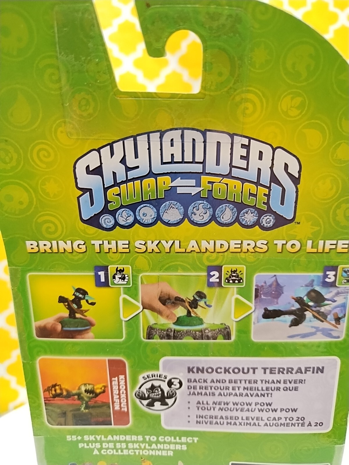 Skylanders Knockout Terrafin Swap Force Series 3 Interchangeable Parts