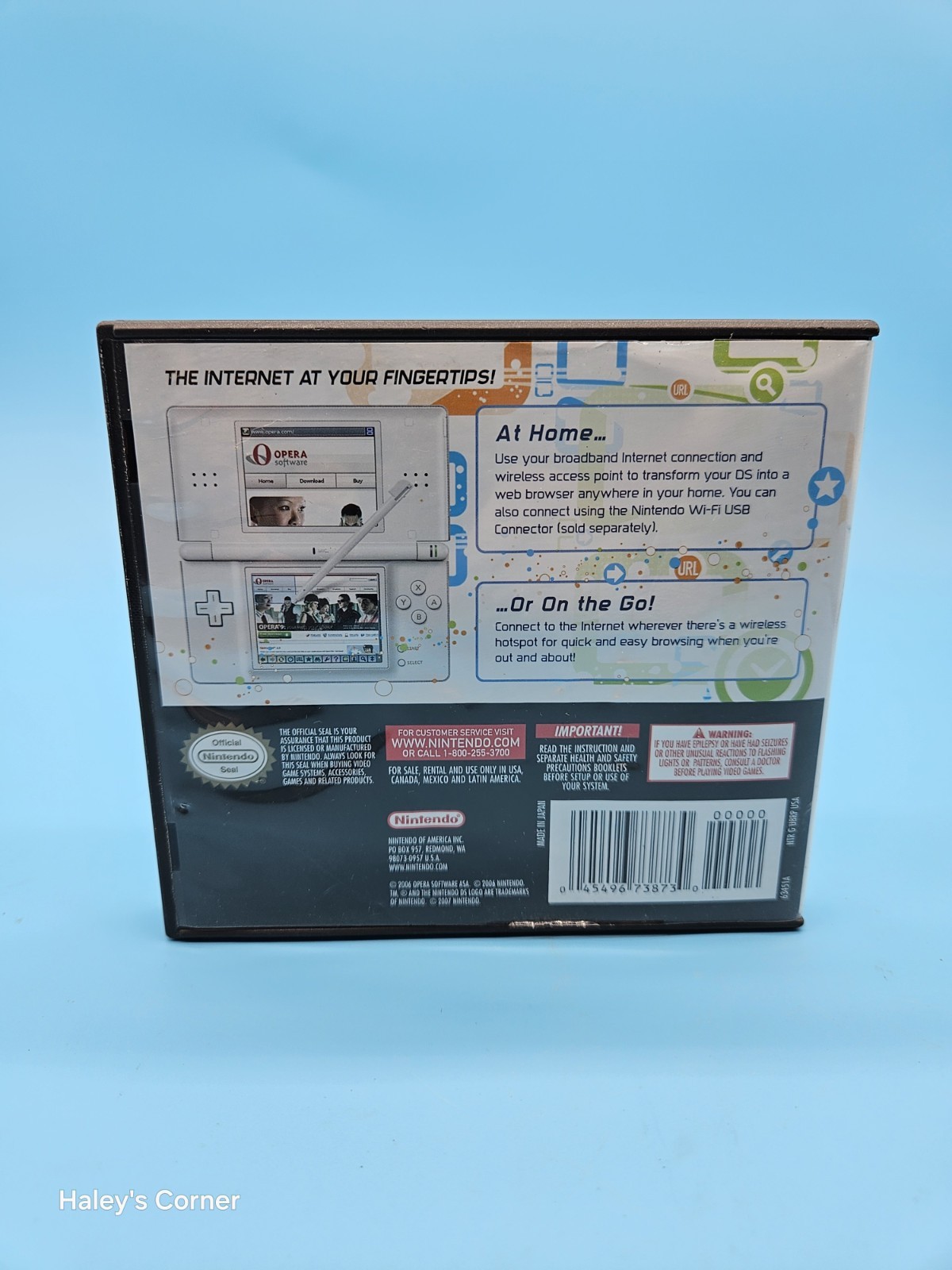 Nintendo DS Browser (Nintendo DS, 2007) With Manuals -No Memory Expansion Pak-