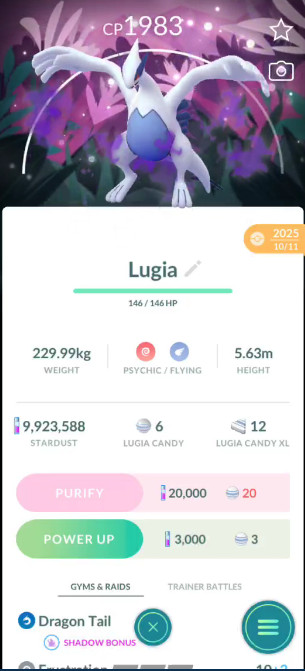 Pokémon Acc Go Lv71⭐️Random⭐️8M-15M Stardust⭐️100-250 Shiny⭐️100- 200+Legendary