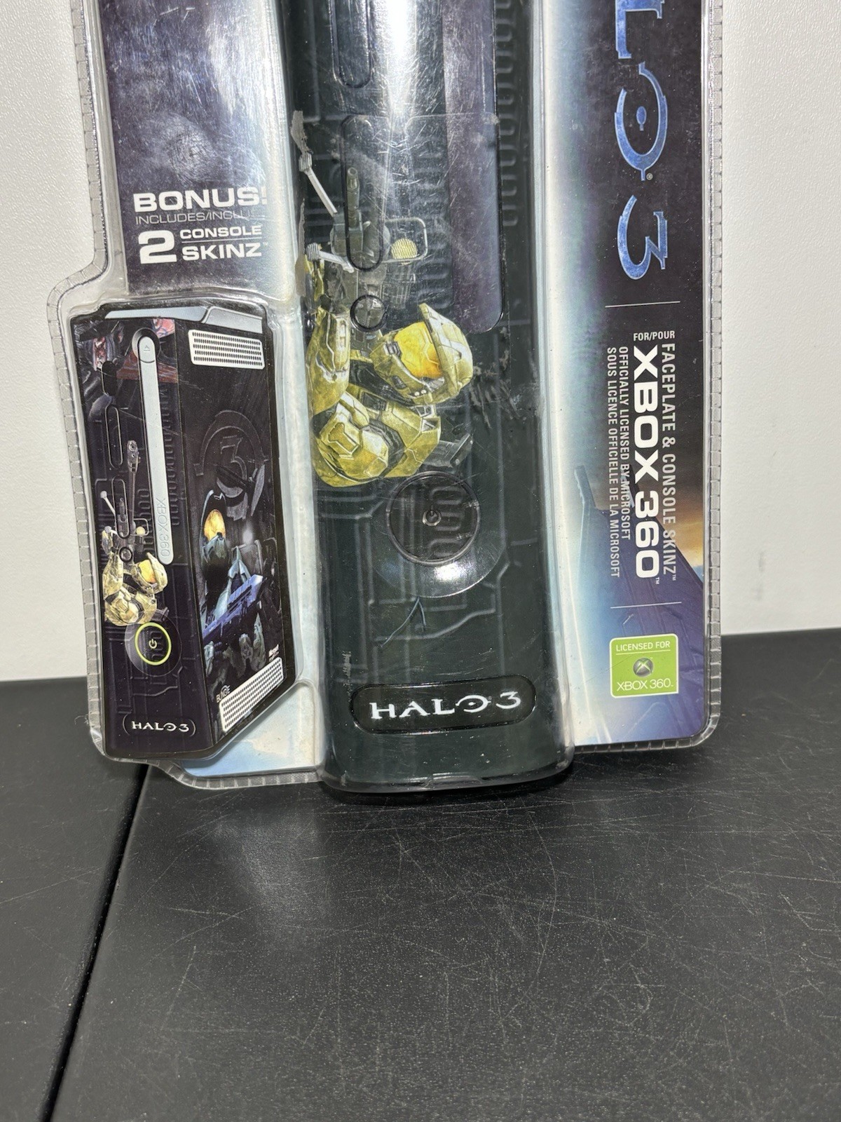 SEALED Halo 3 Master Chief Faceplate and Skin for Microsoft Xbox 360 Console NEW