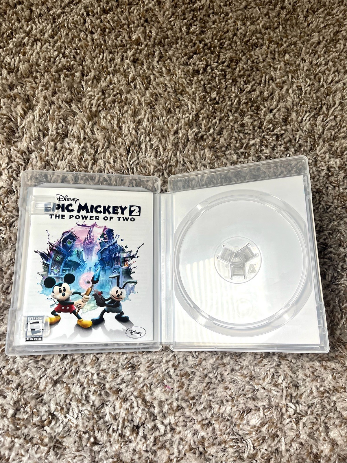 Disney Epic Mickey 2 The Power of Two PS3 PlayStation 3 (Case/Manual ONLY)