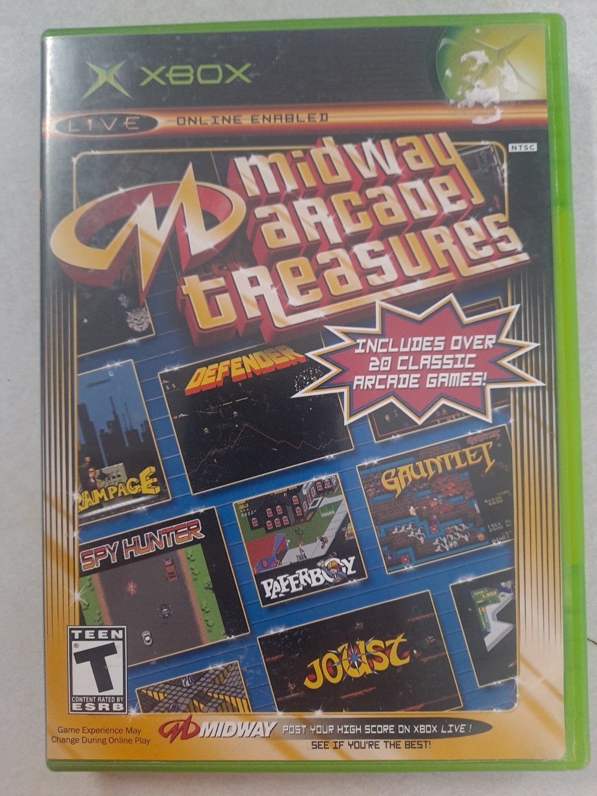 Midway Arcade Treasures (Microsoft Xbox 2003) CIB Complete
