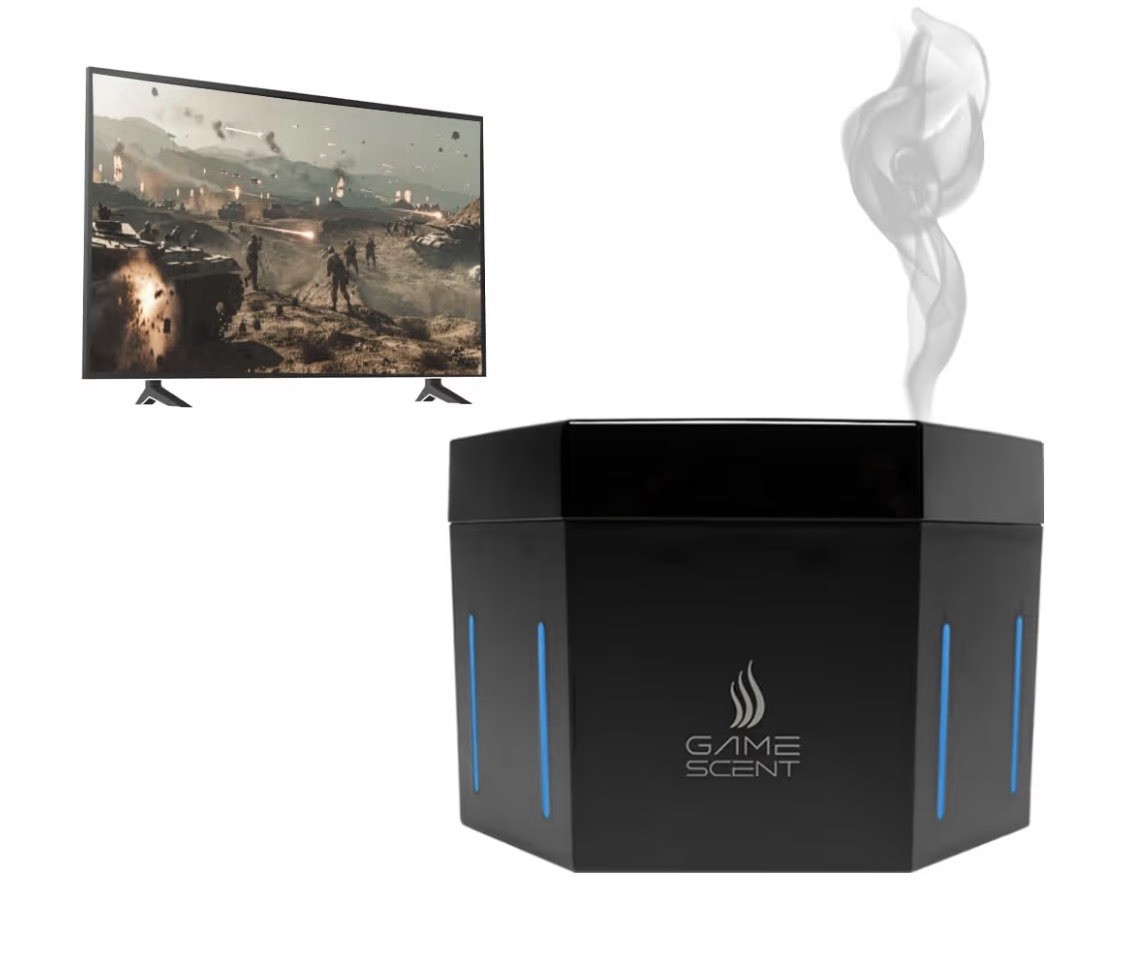 GameScent AI Scent Atomizer For All Video Game Consoles w/ 6 Scents, New