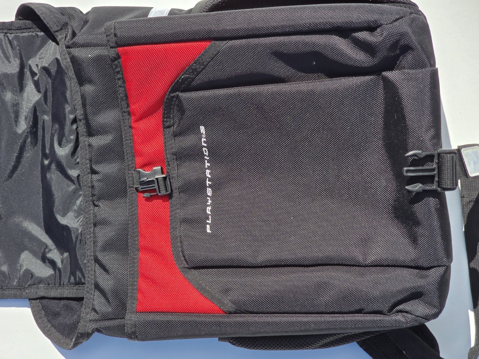 Official Sony PlayStation 3 Backpack PS3 Storage Travel Bag Carrying Soft Case