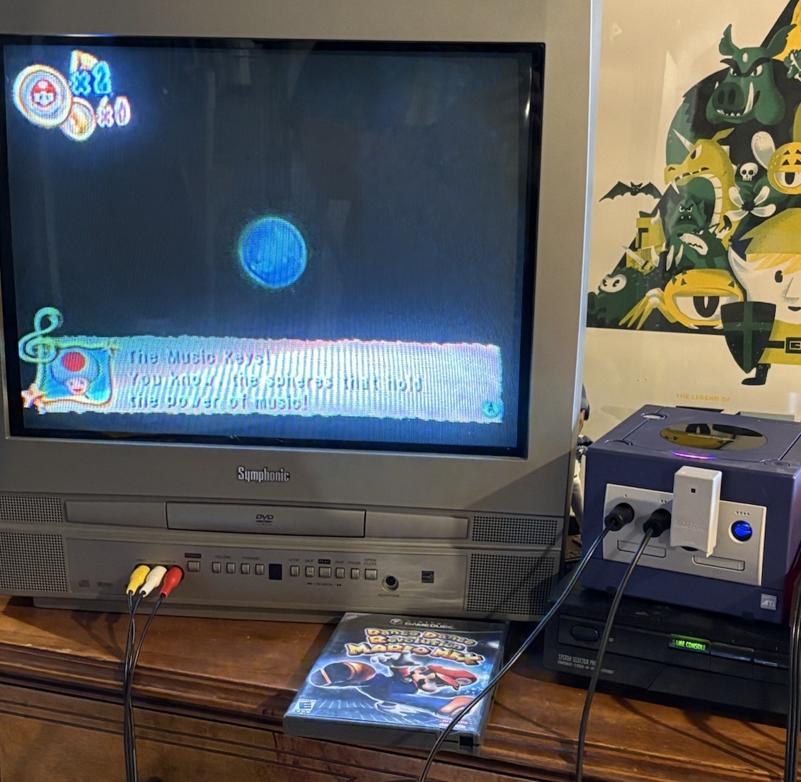 Dance Dance Revolution: Mario Mix with Wii Dance Pad. Tested and Working