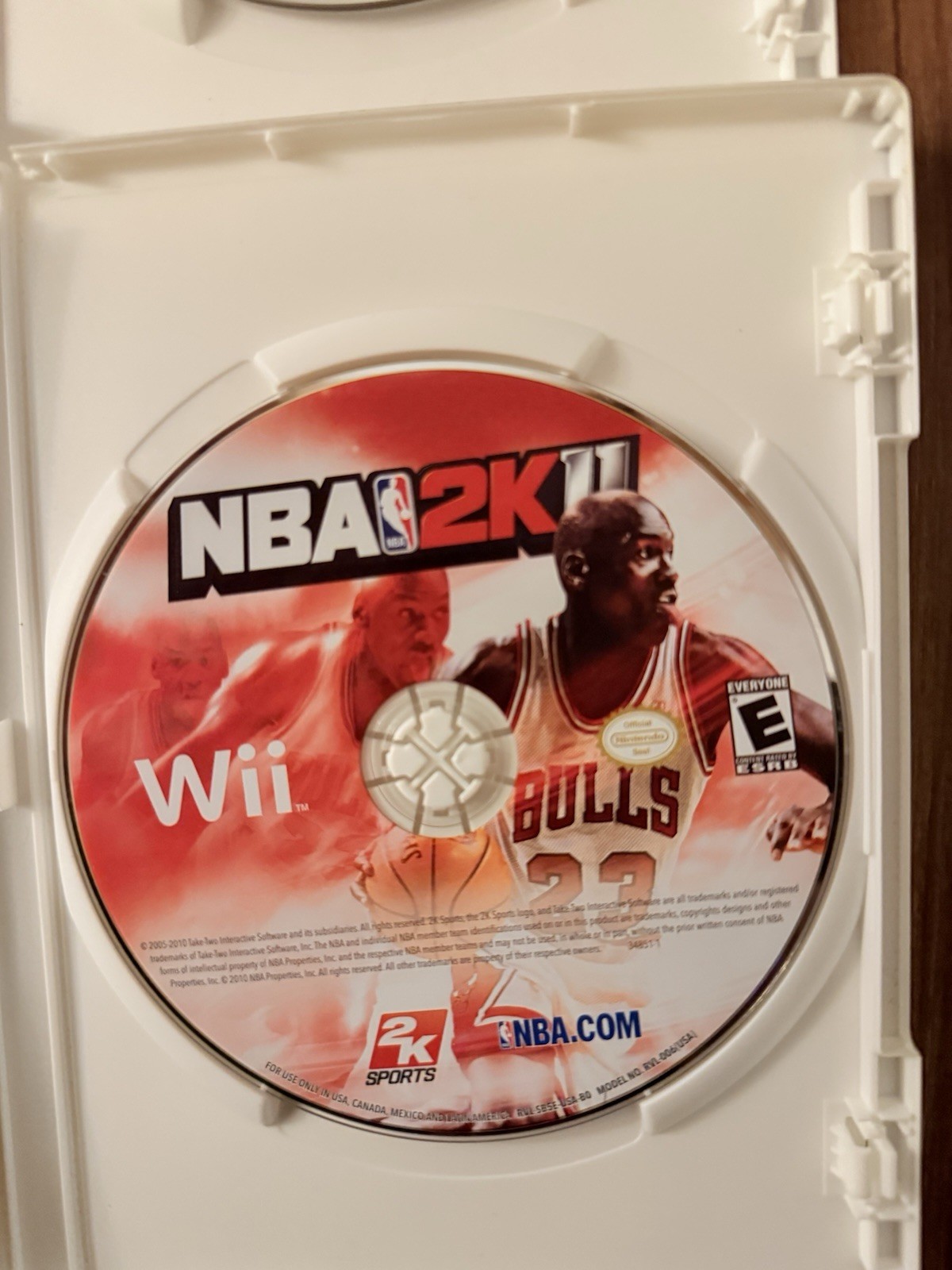 NBA 2K11 & NBA 2K13 Nintendo Wii Bundle Basketball Games Michael Jordan Jay Z
