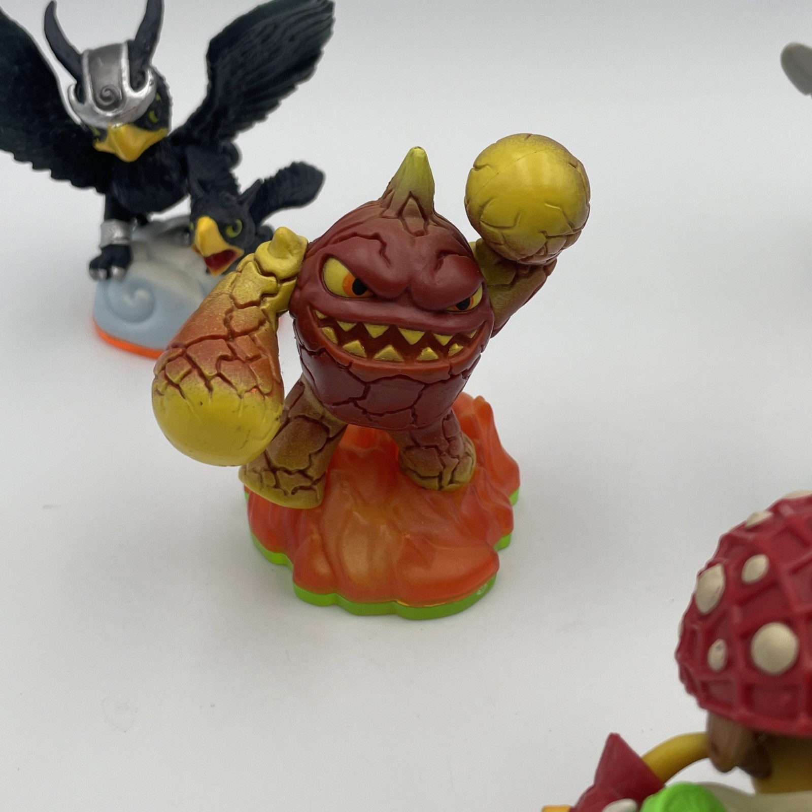 Lot of 4 skylanders Stump Smash Eruptor Shroomboom Sonic Boom